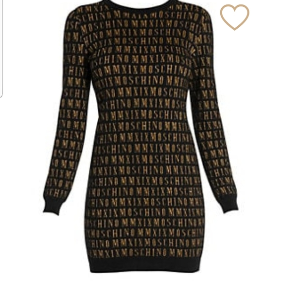 Moschino Intarsia Sweater Dress - Picture 1 of 8